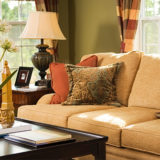 Tan Furniture in a Living Room