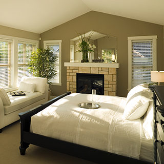 interior bedroom luxury estate home