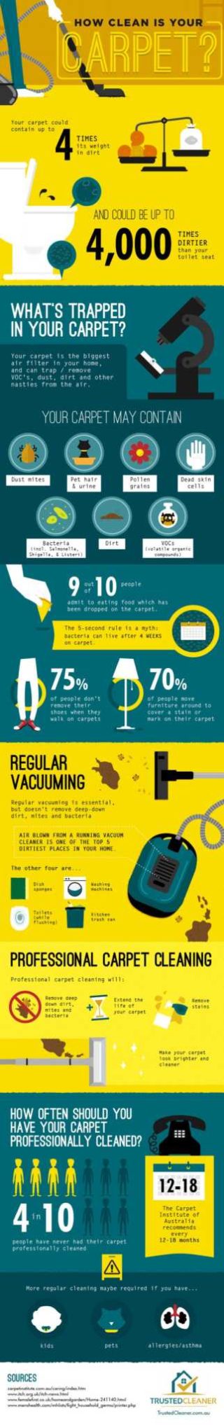 carpet, rugs and upholstery infographic