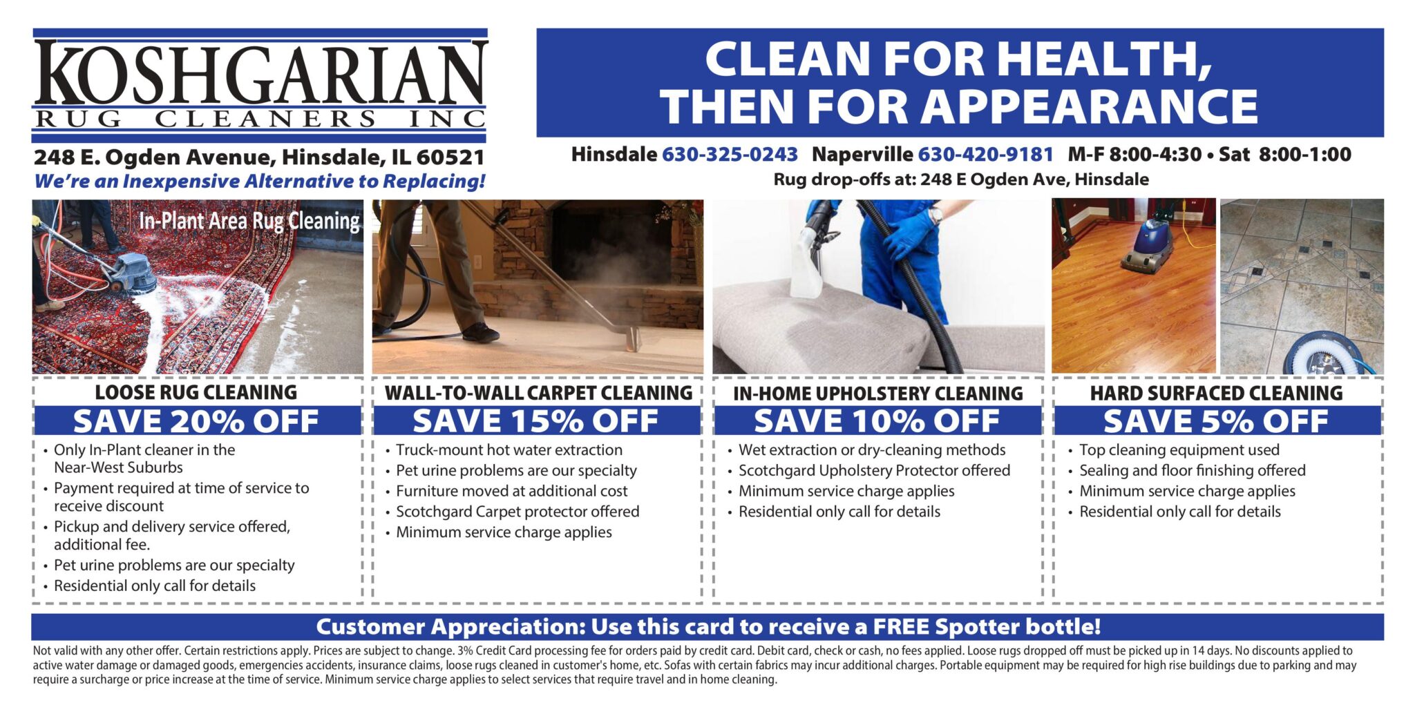 Online Specials Rug Cleaning Hinsdale IL Koshgarian Rug Cleaners