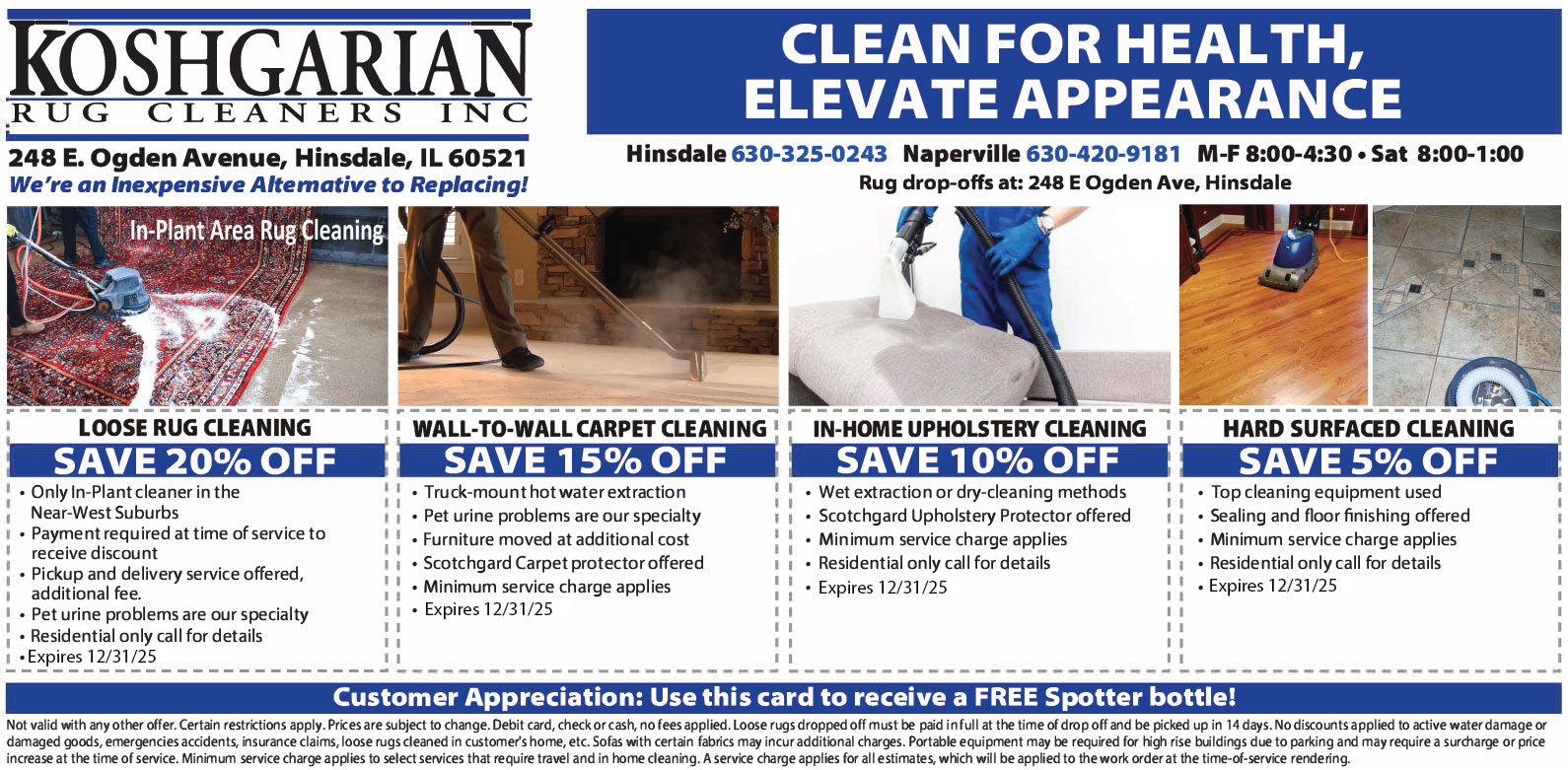 Koshgarian Rug Cleaning Coupons